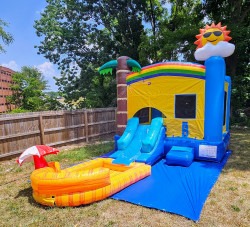 Beach Party Bounce House Combo (WET)