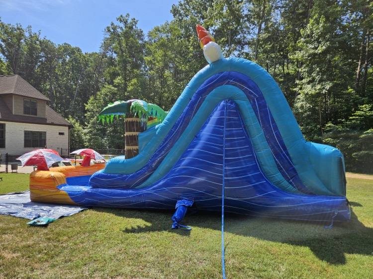 15ft Dual Lane Water Slide