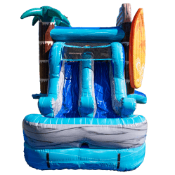 good20vibes20combo204 1739823955 Good Vibes Bounce House Combo with 2 Slides (DRY)